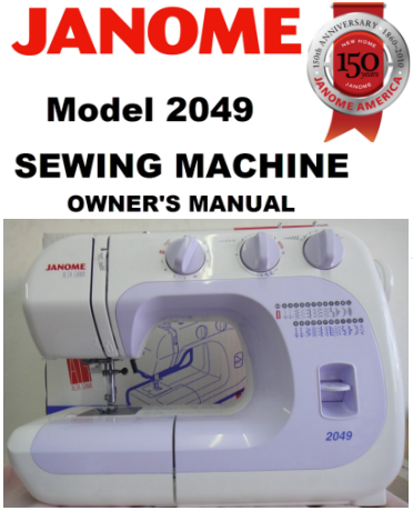 janome harmony 4052 owner's manual